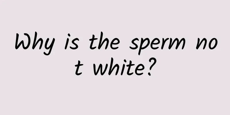 Why is the sperm not white?