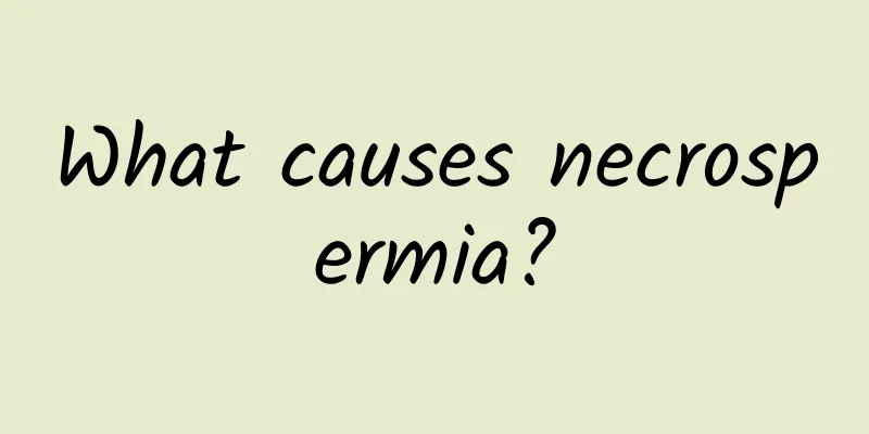 What causes necrospermia?