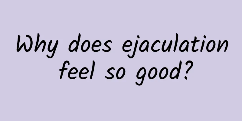 Why does ejaculation feel so good?
