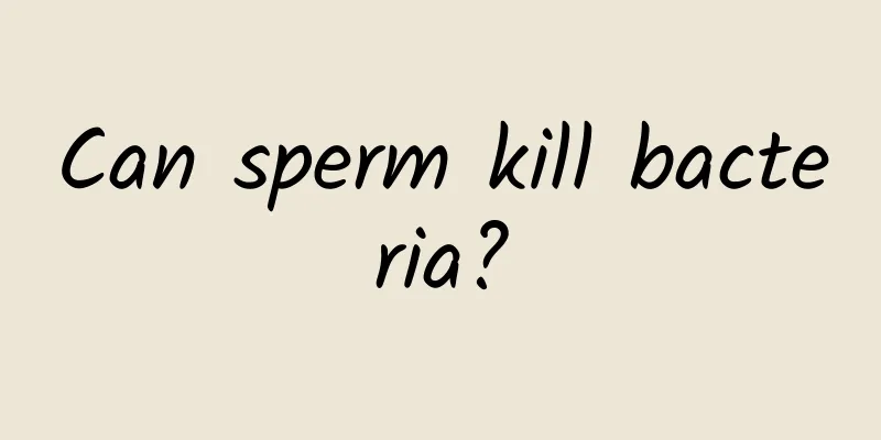 Can sperm kill bacteria?