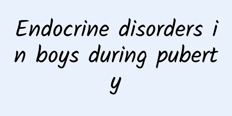 Endocrine disorders in boys during puberty
