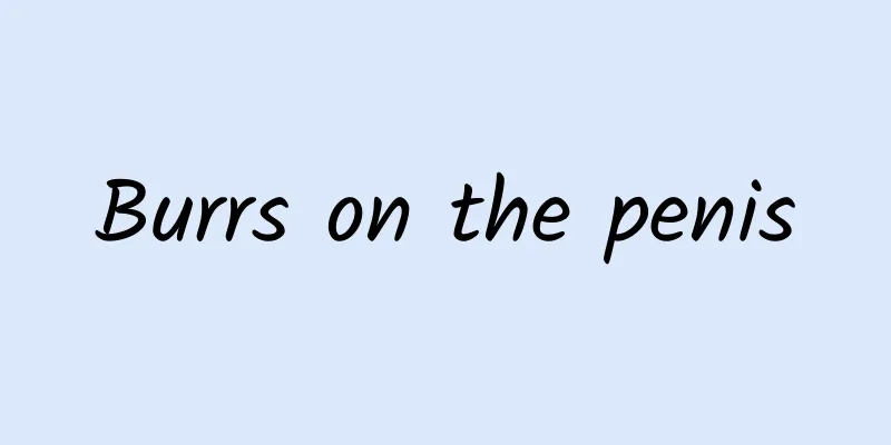 Burrs on the penis