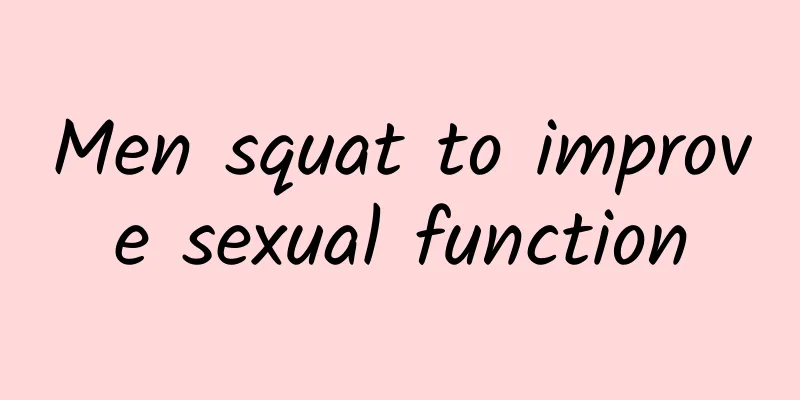 Men squat to improve sexual function
