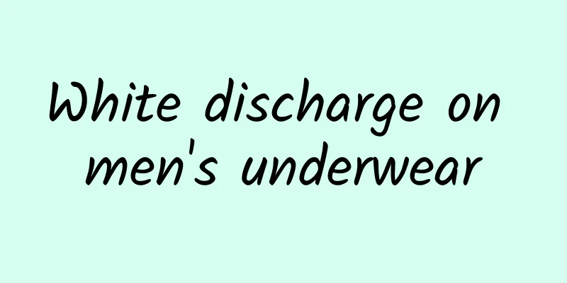 White discharge on men's underwear