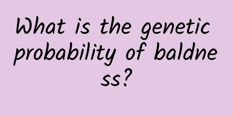 What is the genetic probability of baldness?
