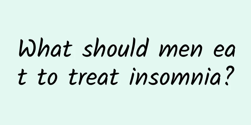 What should men eat to treat insomnia?