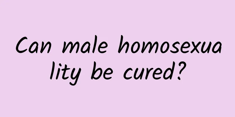 Can male homosexuality be cured?