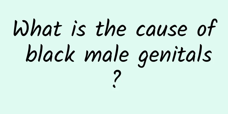 What is the cause of black male genitals?