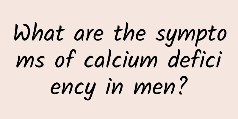 What are the symptoms of calcium deficiency in men?