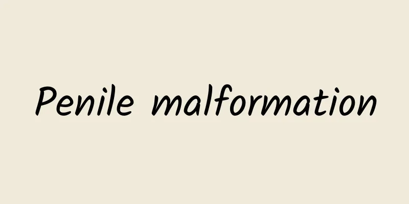 Penile malformation