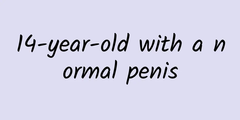 14-year-old with a normal penis
