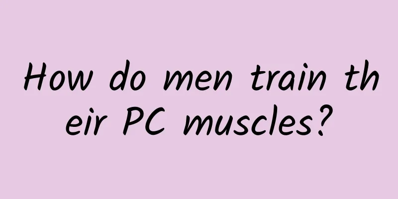 How do men train their PC muscles?