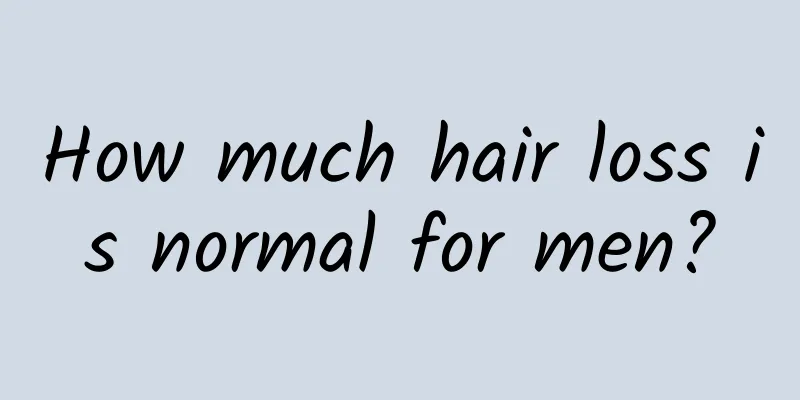 How much hair loss is normal for men?