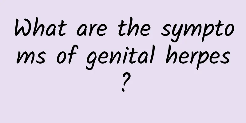 What are the symptoms of genital herpes?