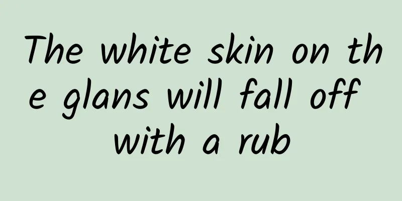 The white skin on the glans will fall off with a rub