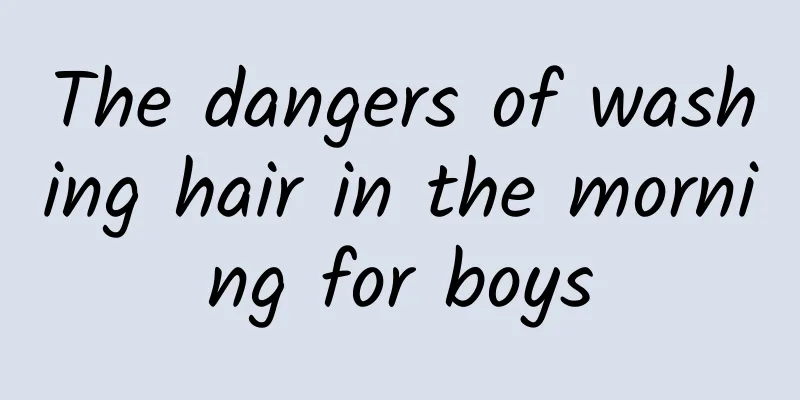 The dangers of washing hair in the morning for boys
