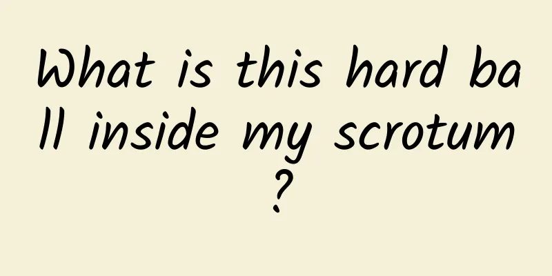 What is this hard ball inside my scrotum?