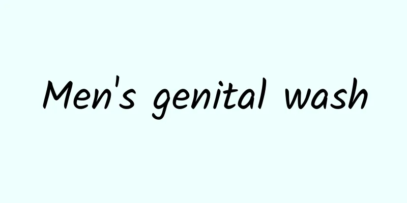 Men's genital wash