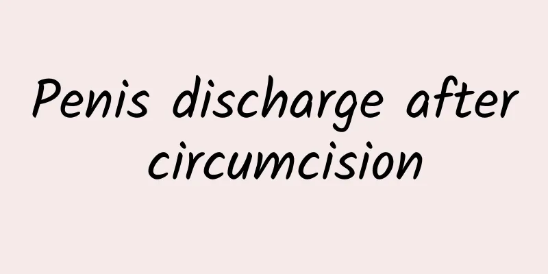 Penis discharge after circumcision