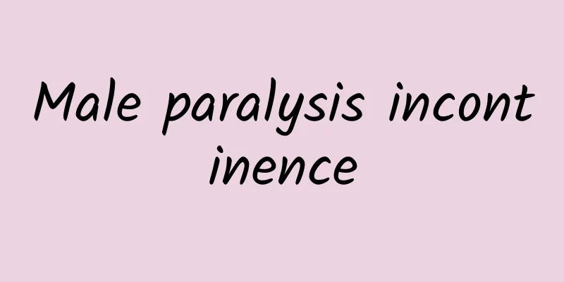 Male paralysis incontinence