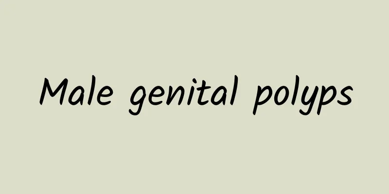 Male genital polyps