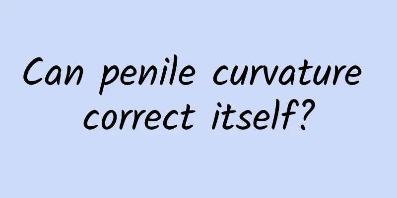Can penile curvature correct itself?