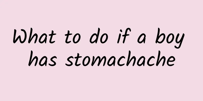 What to do if a boy has stomachache