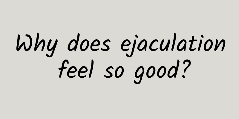 Why does ejaculation feel so good?