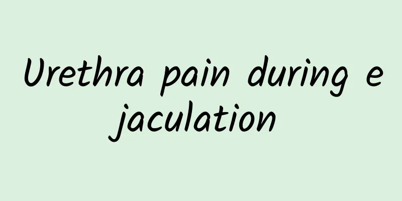 Urethra pain during ejaculation