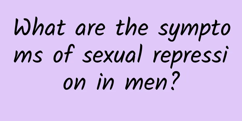 What are the symptoms of sexual repression in men?