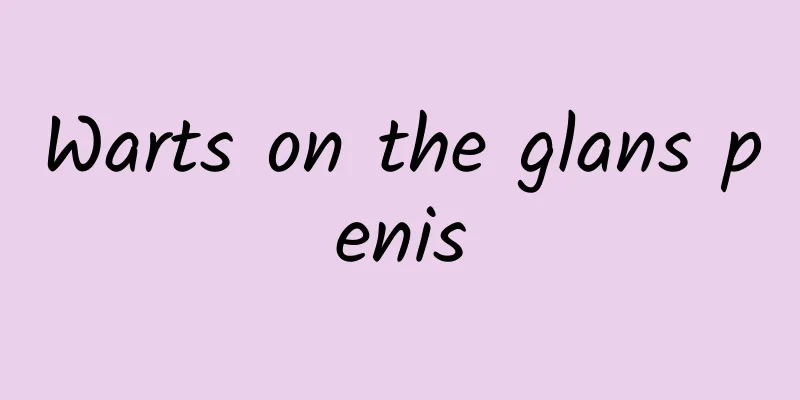 Warts on the glans penis