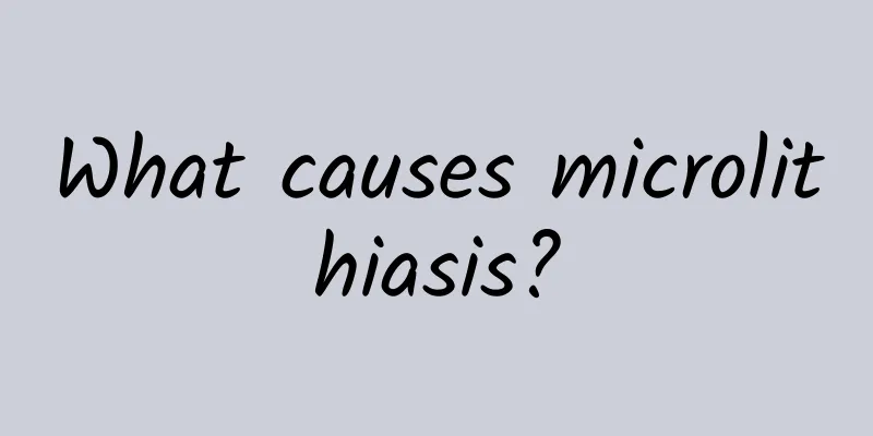 What causes microlithiasis?