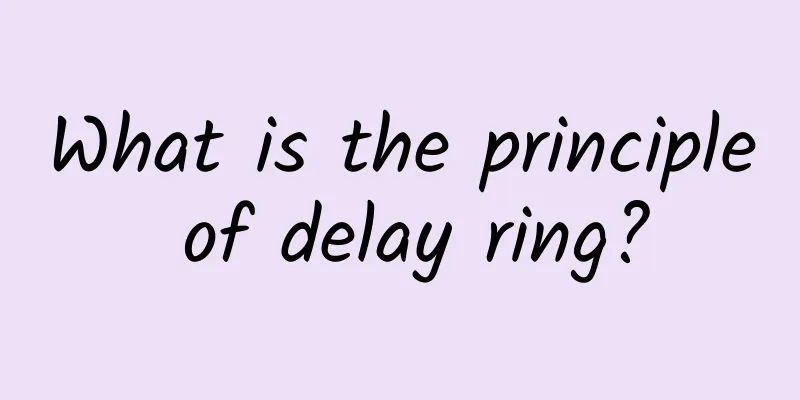 What is the principle of delay ring?