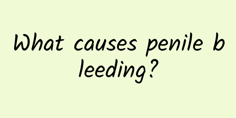 What causes penile bleeding?