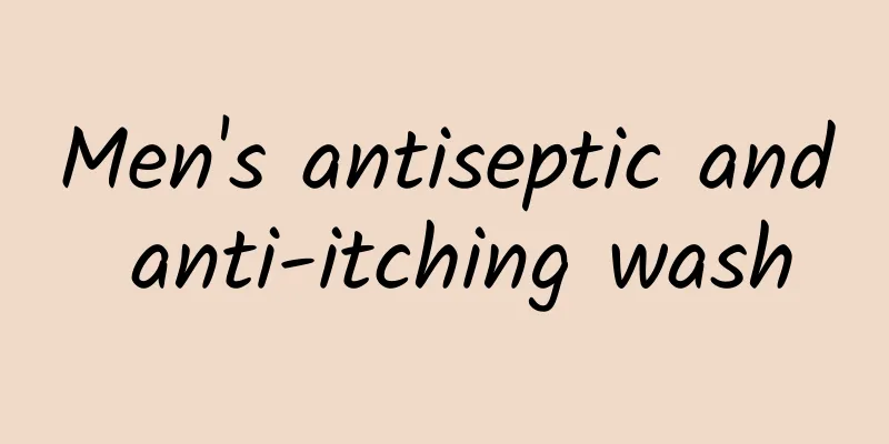 Men's antiseptic and anti-itching wash