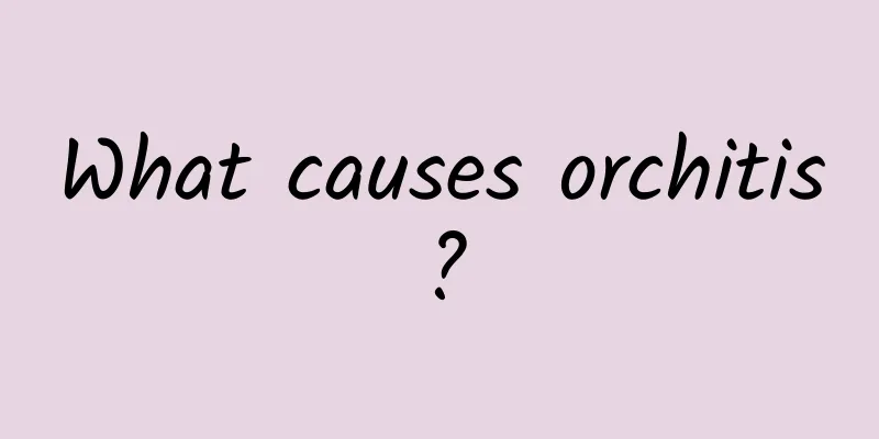 What causes orchitis?