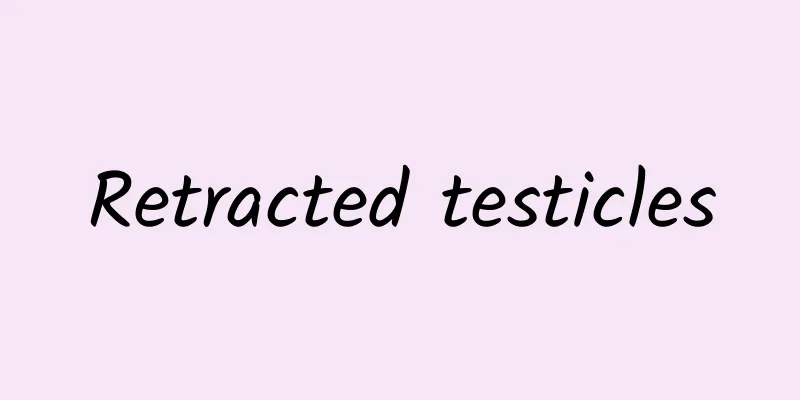 Retracted testicles