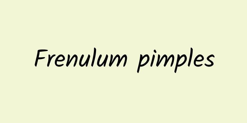 Frenulum pimples