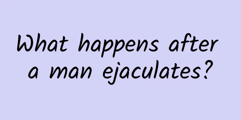 What happens after a man ejaculates?