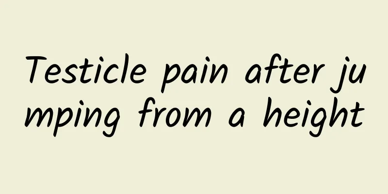 Testicle pain after jumping from a height