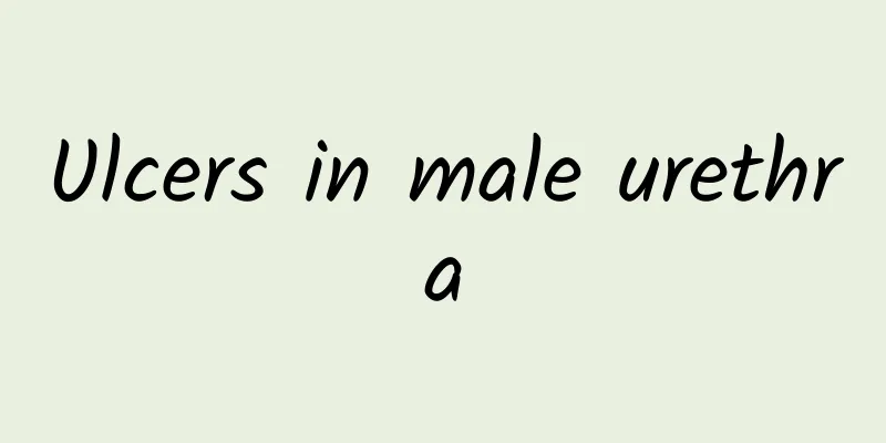 Ulcers in male urethra