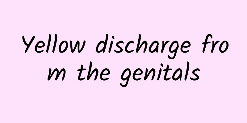 Yellow discharge from the genitals