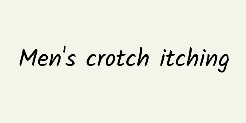 Men's crotch itching