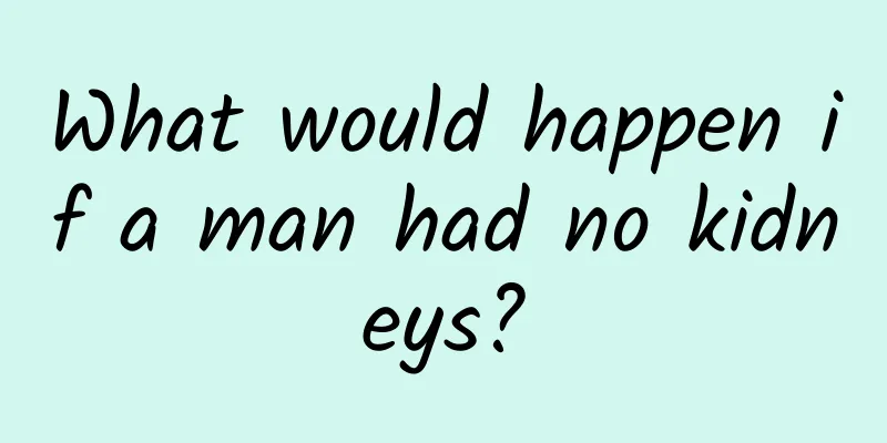 What would happen if a man had no kidneys?
