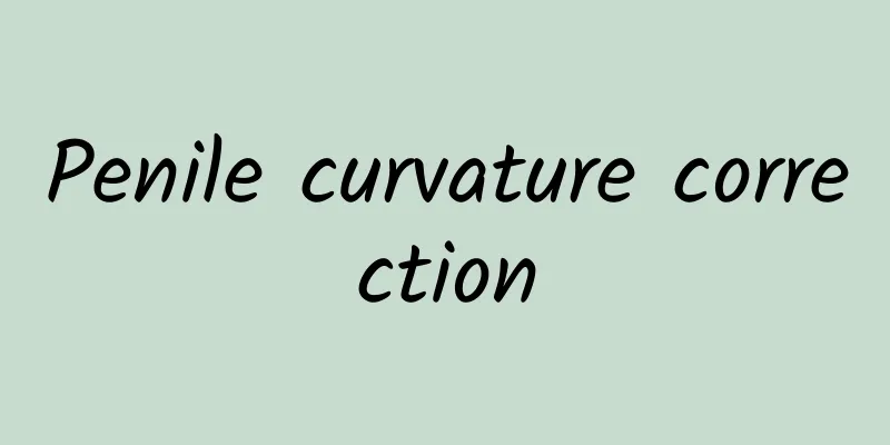 Penile curvature correction