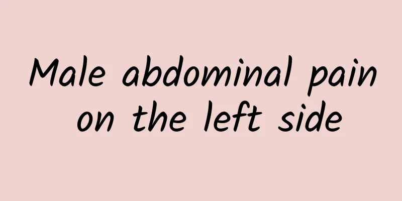 Male abdominal pain on the left side