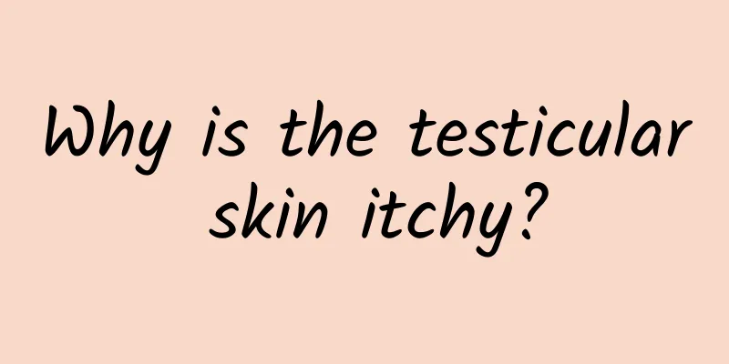 Why is the testicular skin itchy?