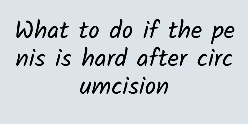 What to do if the penis is hard after circumcision
