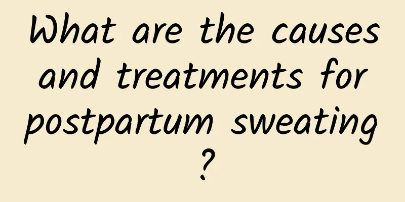 What are the causes and treatments for postpartum sweating?