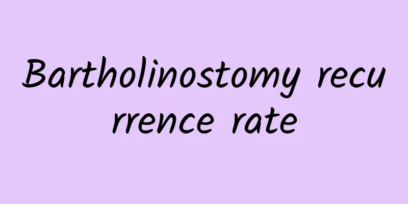Bartholinostomy recurrence rate